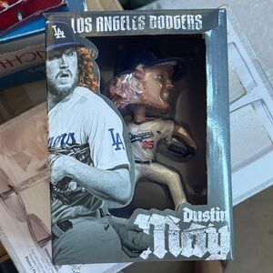 Los Angeles Dodgers Dustin May Collectible Bobblehead - Blue and White